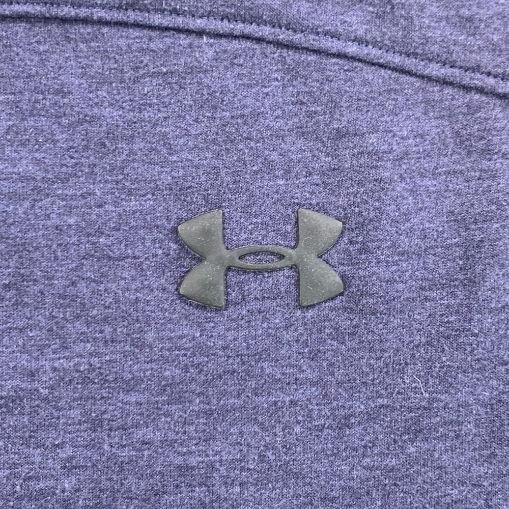 Hurley Pullover Cowl Neck Loose Sweatshirt Navy Blue Zippered Kangaroo Pocket - Picture 4 of 11